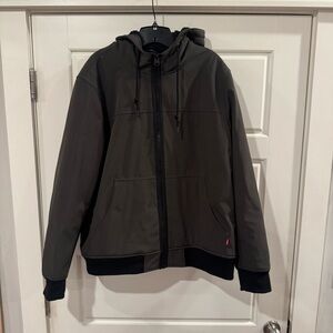 Levi's Men's Soft Shell Hooded Bomber Jacket Size XL